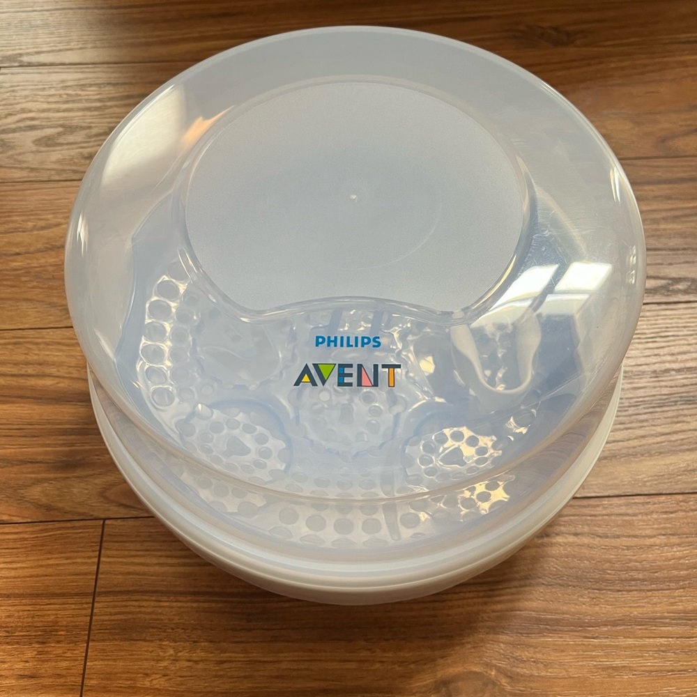 Philips AVENT Microwave Steam Sterilizer for Baby Bottles, Pacifiers, Cups